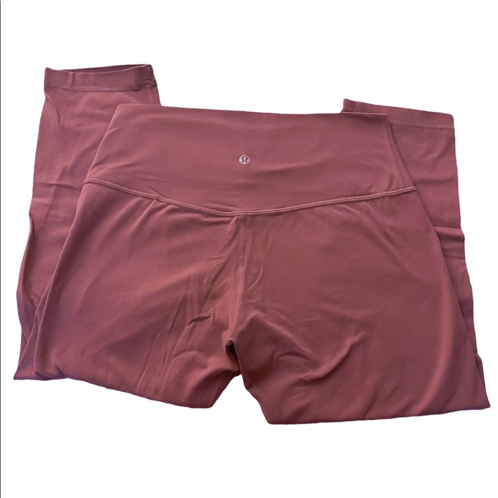 Smoked Mulberry Lululemon align crop 21”